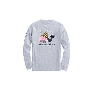 Vineyard Vines Mens New Years Whale Pocket T-Shirt - Size S